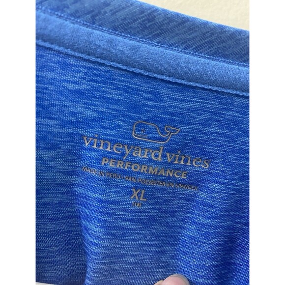 Vineyard Vines Men’s Long Sleeve Harbor Performance Graphic Tee XL Blue - Picture 4 of 10